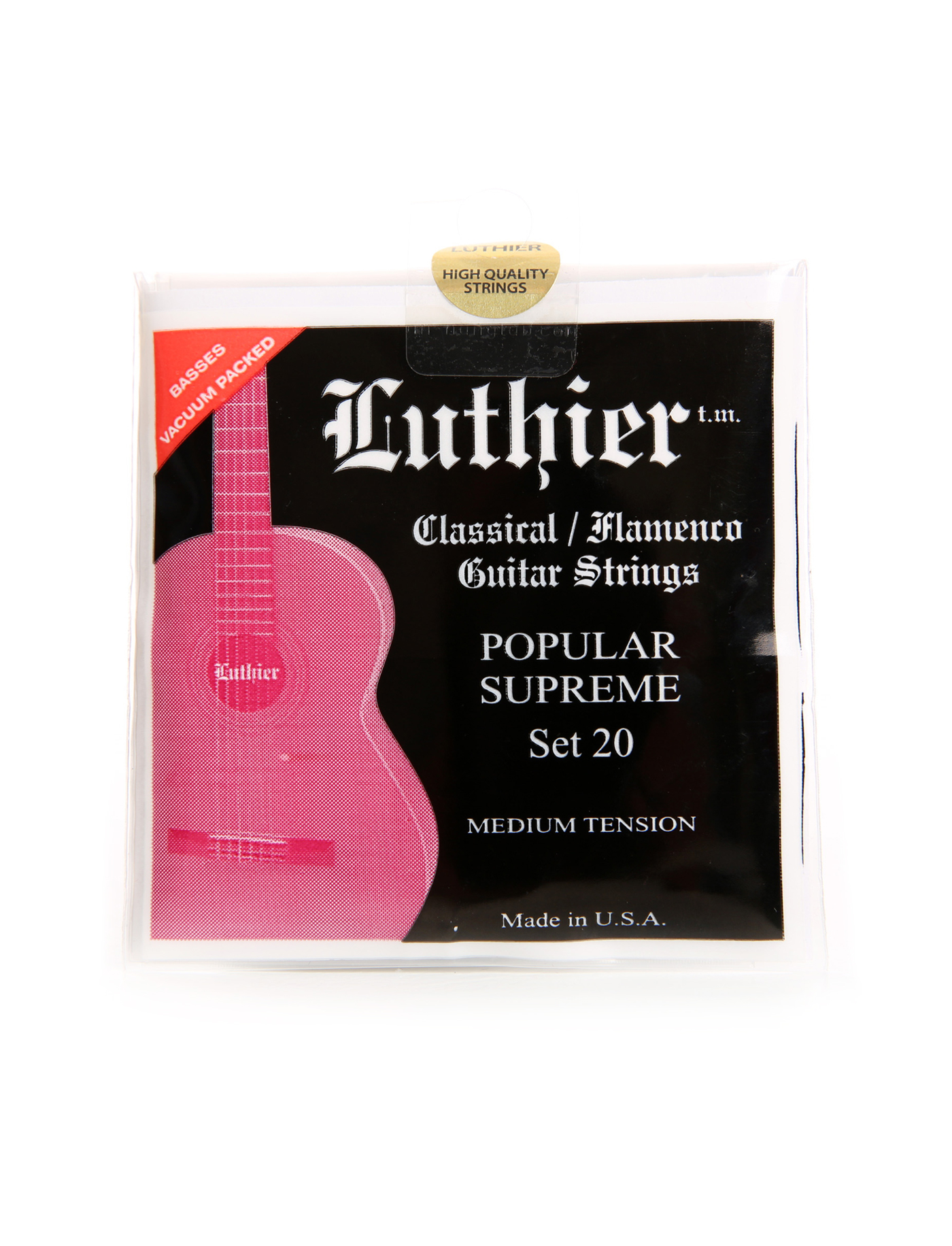 Luthier gitaarsnaren 20 medium spanning