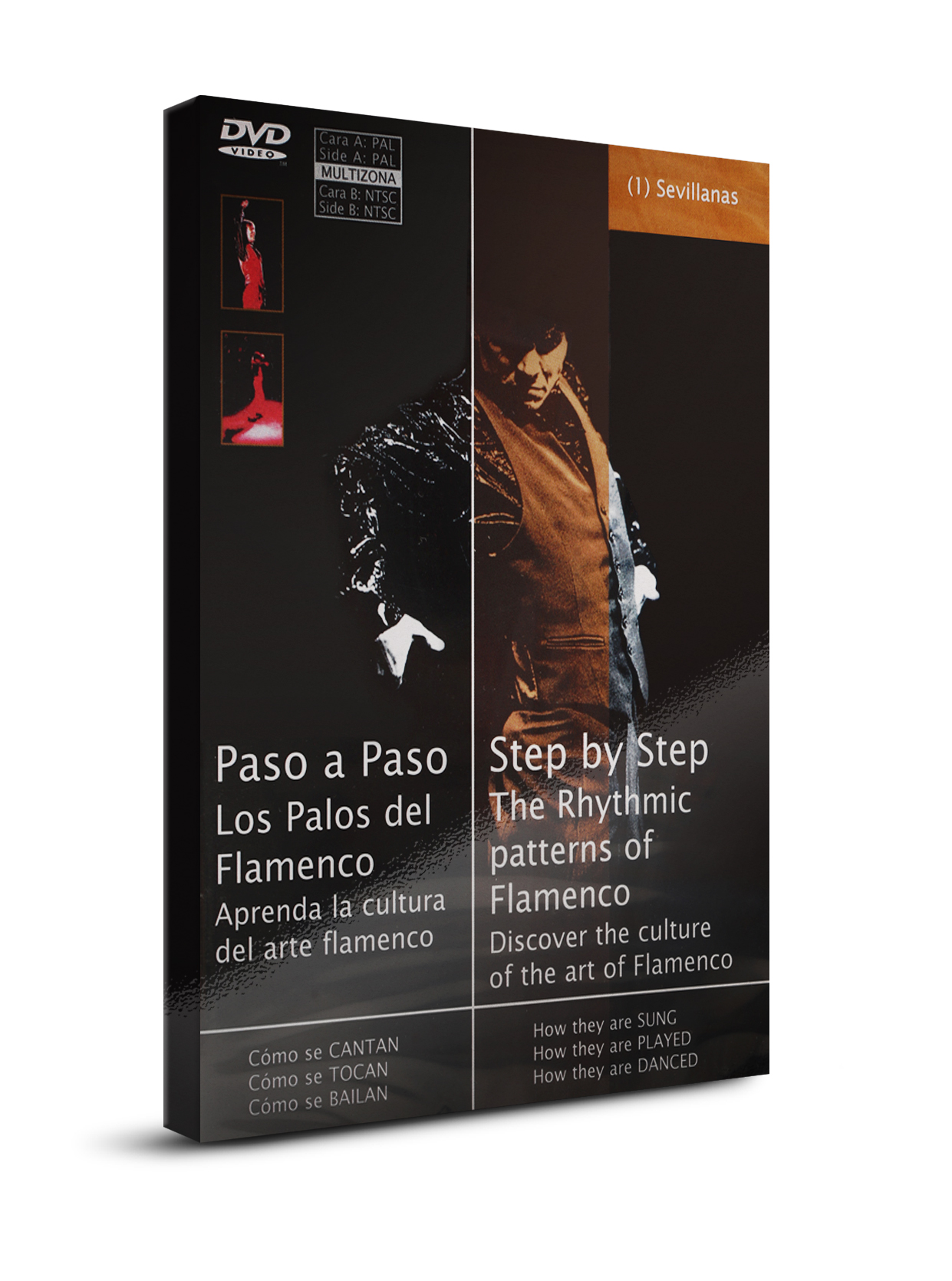 Flamenco danslessen Sevillanas DVD