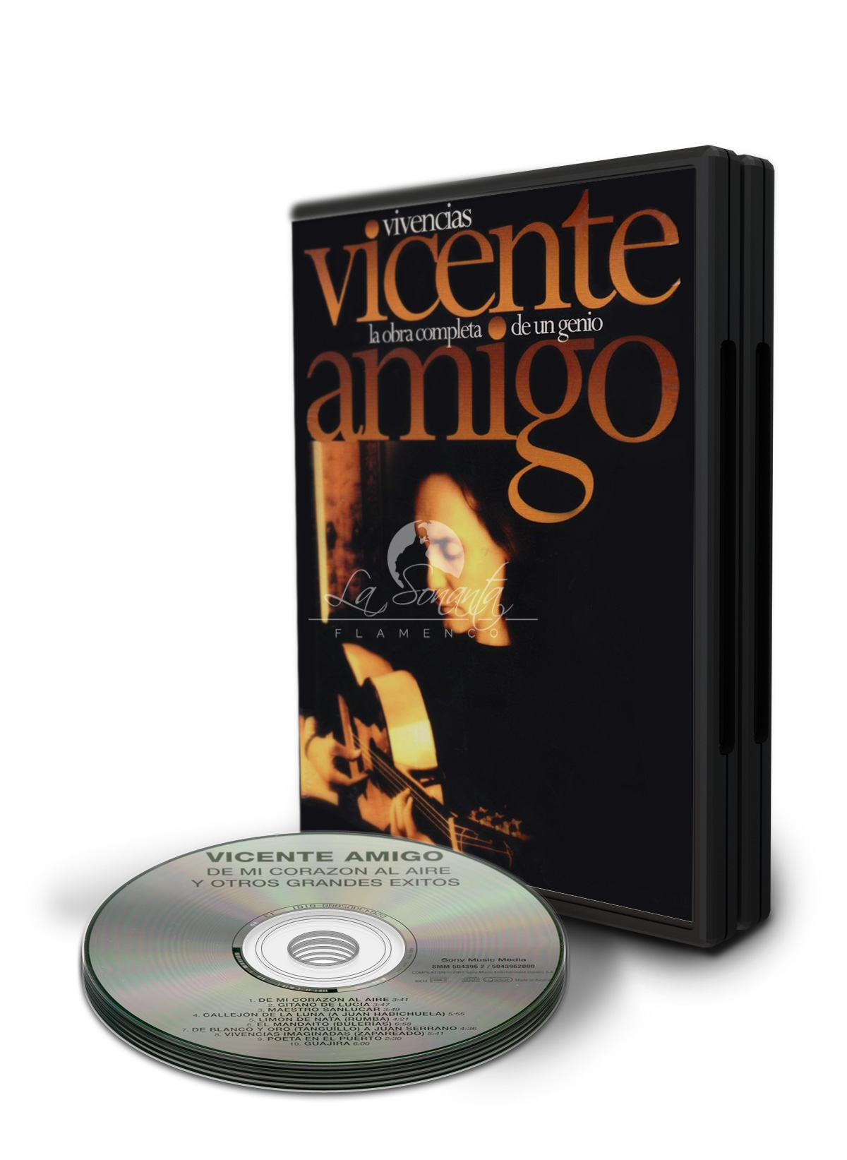 Vicente Amigo, Vivencias, het complete werk van een genie (6 CD en DVD)