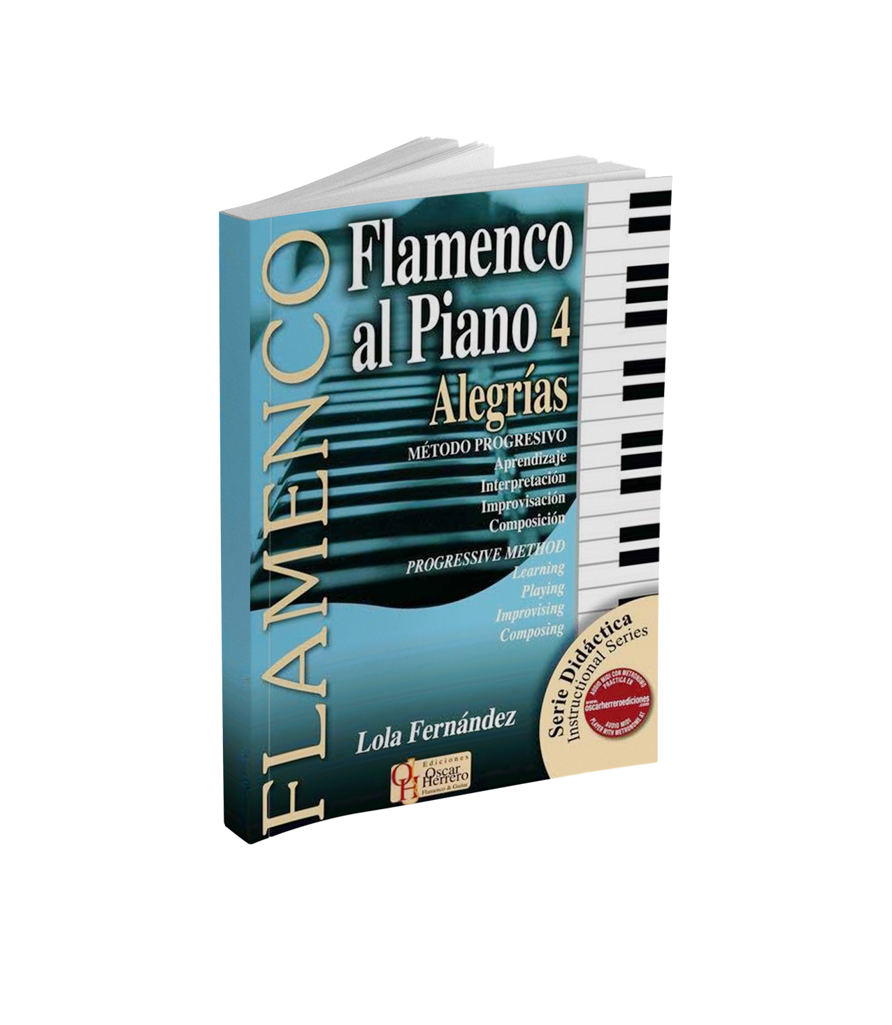 Flamenco piano bladmuziek boek voor alegrías
