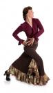 Flamenco dansrok Azabache II Marron-7344C6 maat M