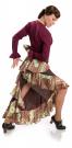 Flamenco dansrok Azabache II Marron-7344C6 maat M