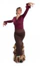 Flamenco dansrok Azabache II Marron-7344C6 maat M