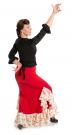 Flamenco dansrok Azabache II R8-R5-C101