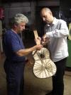 Juan Montes flamenco gitaar 132M blanca
