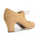 Flamenco dansschoen Angelito Beige Suède 