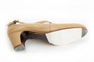 Flamenco Dansschoen Cruzado II Beige Leder