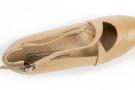 Flamenco Dansschoen Cruzado II Beige Leder