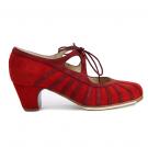 Flamenco Dansschoen Primor Rood/Bordeaux