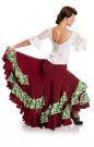 Flamenco Rok Triana FL Bordeaux/Groen