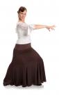 Flamenco Rok Azabache VII Bruin/Oranje maat M