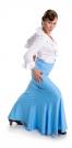 Flamenco Rok La Tate Blauw Lunares maat M