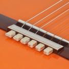 String tie in parelmoer wit