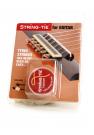 String tie in parelmoer wit