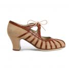 Flamenco dansschoen Primor Suède Beige