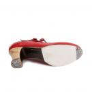 Flamenco dansschoen Dos Correas Rood