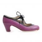 Flamenco Dansschoen Candor Violet/Zwart