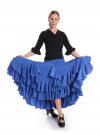 Flamenco Dansrok Blauw Triana E