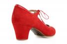 Flamenco Dansschoen Suède Rood