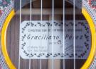Graciliano Pérez ovale flamenco gitaar