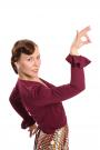Flamenco bloes aubergine