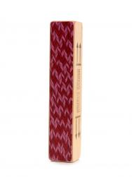 Dubbele percussie shaker rood motief