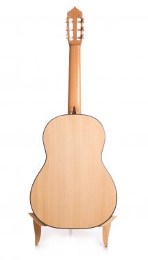 Jerónimo Maya flamenco gitaar Jeronimo Maya flamenco guitar blanca mother of pearl inlays op rosette en brug