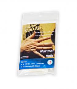 Navulset gemiddelde maat Natuurlijke nagels