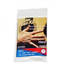 Navulset gemiddelde maat Harde nagels