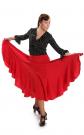 Flamenco dansrok Giros Rood