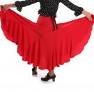 Flamenco dansrok Giros Rood
