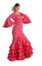 Flamenco kleed Angeles Verano rood (maat M)