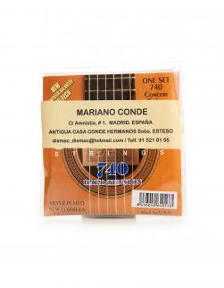 Flamenco gitaarsnaren Conde 740 harde spanning