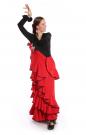 Flamenco Dansrok Rood Triana C