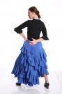 Flamenco Dansrok Blauw Triana E