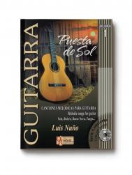 Bladmuziekboek klassieke gitaar meest traditionele ritmes, intermediair niveau