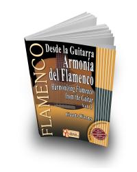 Flamenco gitaar harmonie voor tango, zambra, malaguena en alegrias 