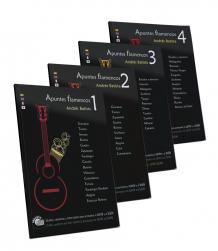 Bundel gitaar falsetas, ritmes en akkoorden vol 1,2,3 en 4